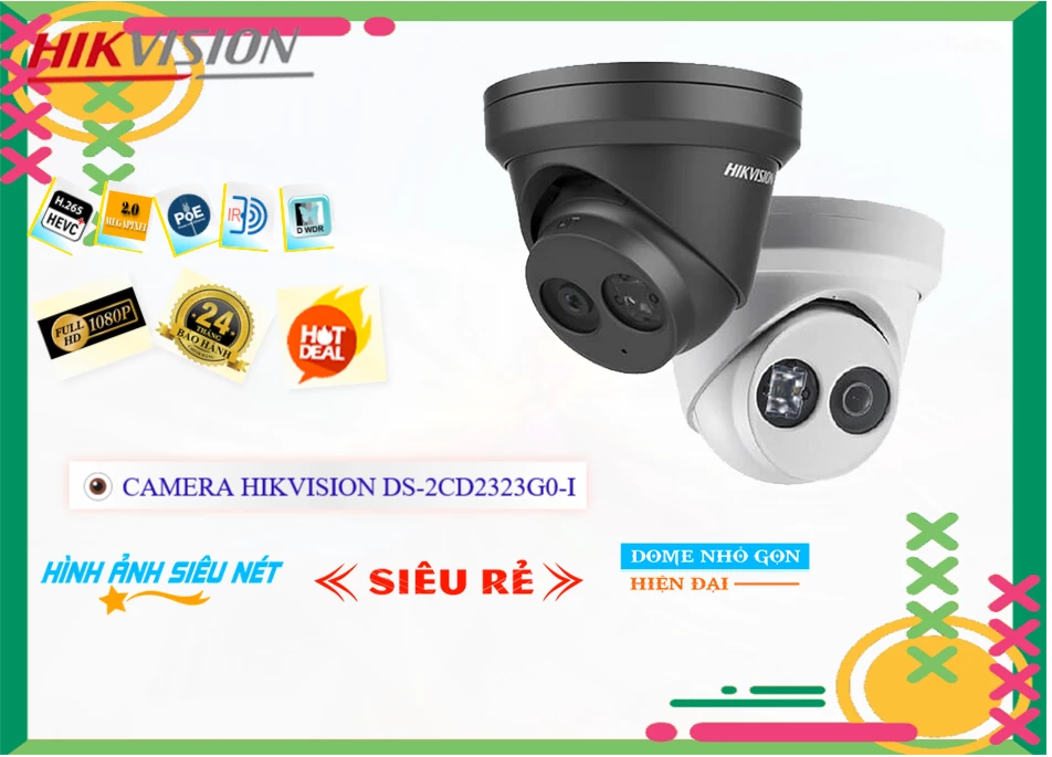DS-2CD2323G0-I sắc nét Hikvision DS-2CD2323G0-I sắc nét Hikvision