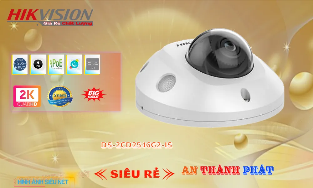 DS-2CD2546G2-IS sắc nét Hikvision