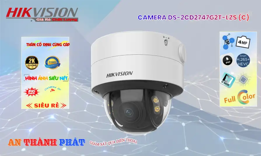 DS-2CD2747G2T-LZS(C) sắc nét Hikvision