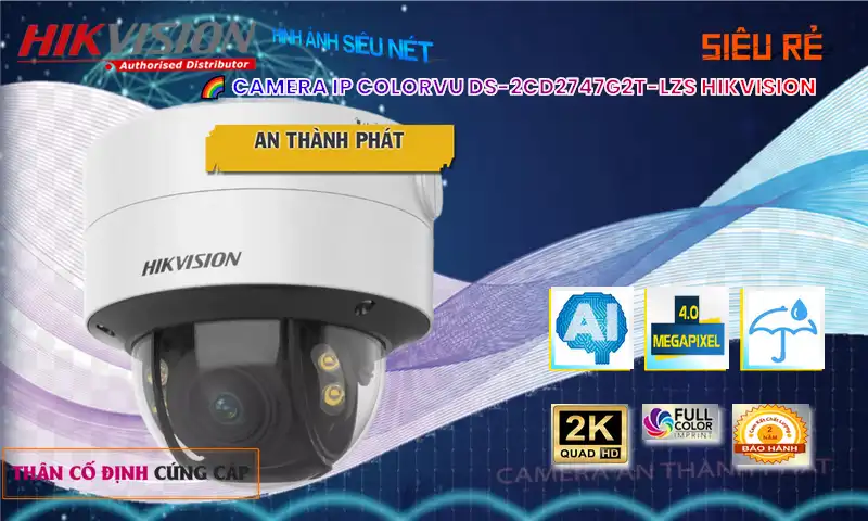 Camera Hikvision DS-2CD2747G2T-LZS