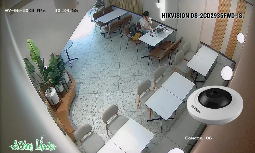 ➠  DS-2CD2935FWD-IS sắc nét Hikvision