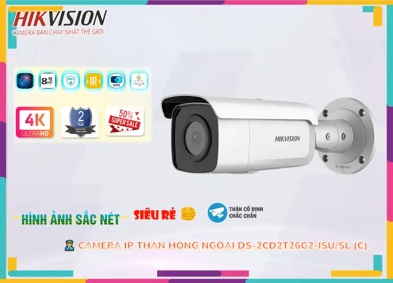 Camera Hikvision DS-2CD2T26G2-ISU/SL (C),DS 2CD2T26G2 ISU/SL (C),Giá Bán ,DS-2CD2T26G2-ISU/SL (C) 2.0 MP  Giá hấp dẫn,Địa Chỉ Bán  Loại Camera an ninh DS-2CD2T26G2-ISU/SL (C),thông số DS-2CD2T26G2-ISU/SL (C),DS-2CD2T26G2-ISU/SL (C) Tốt nhất,DS-2CD2T26G2-ISU/SL (C) bán rẻ,DS-2CD2T26G2-ISU/SL (C) Chính hãng,Bán rẻ DS-2CD2T26G2-ISU/SL (C),tuổi thọ DS-2CD2T26G2-ISU/SL (C),Giá  Ip POE sắc nét DS-2CD2T26G2-ISU/SL (C),Giá buôn DS-2CD2T26G2-ISU/SL (C),DS-2CD2T26G2-ISU/SL (C) nơi bán rẻ nhất