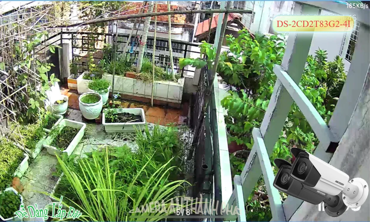 ➠  DS-2CD2T83G2-4I sắc nét Hikvision