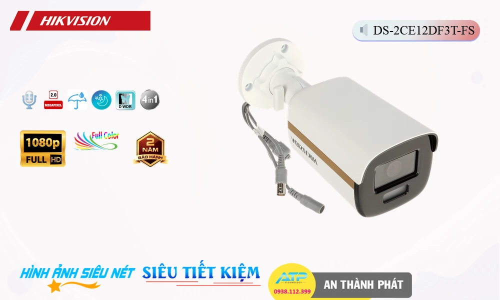 DS-2CE12DF3T-FS sắc nét Hikvision DS-2CE12DF3T-FS sắc nét Hikvision