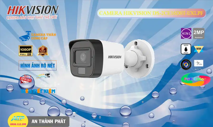 DS-2CE16D0T-EXLPF sắc nét Hikvision DS-2CE16D0T-EXLPF sắc nét Hikvision
