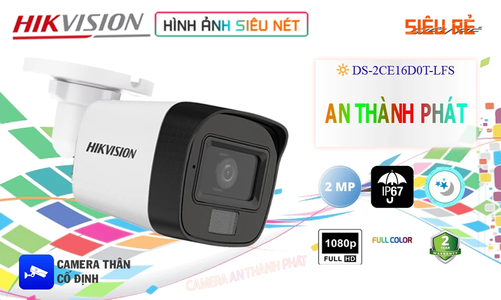 DS-2CE16D0T-LFS sắc nét Hikvision DS-2CE16D0T-LFS sắc nét Hikvision