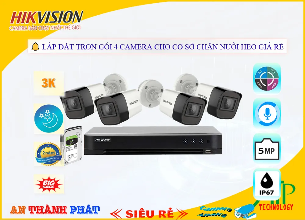 Trọn bộ camera giá rẻ, Camera chăn nuôi heo giá rẻ, Camera cơ sở chăn nuôi, Camera giá rẻ cho heo, Thiết bị giám sát heo giá rẻ, lắp camera trại heo chuyên nghiệp, lắp camera trại heo uy tín