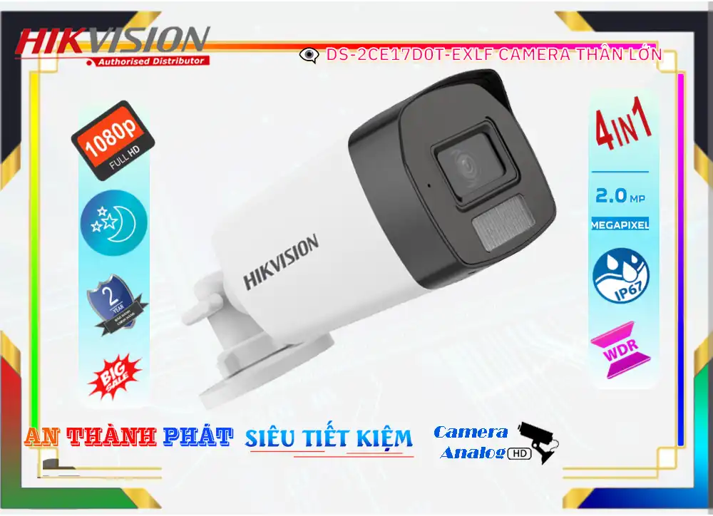 ➠ DS-2CE17D0T-EXLF sắc nét Hikvision ➠ DS-2CE17D0T-EXLF sắc nét Hikvision