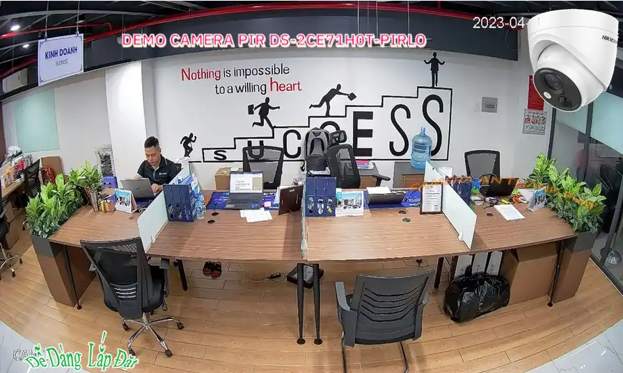 DS-2CE71H0T-PIRLO sắc nét Hikvision