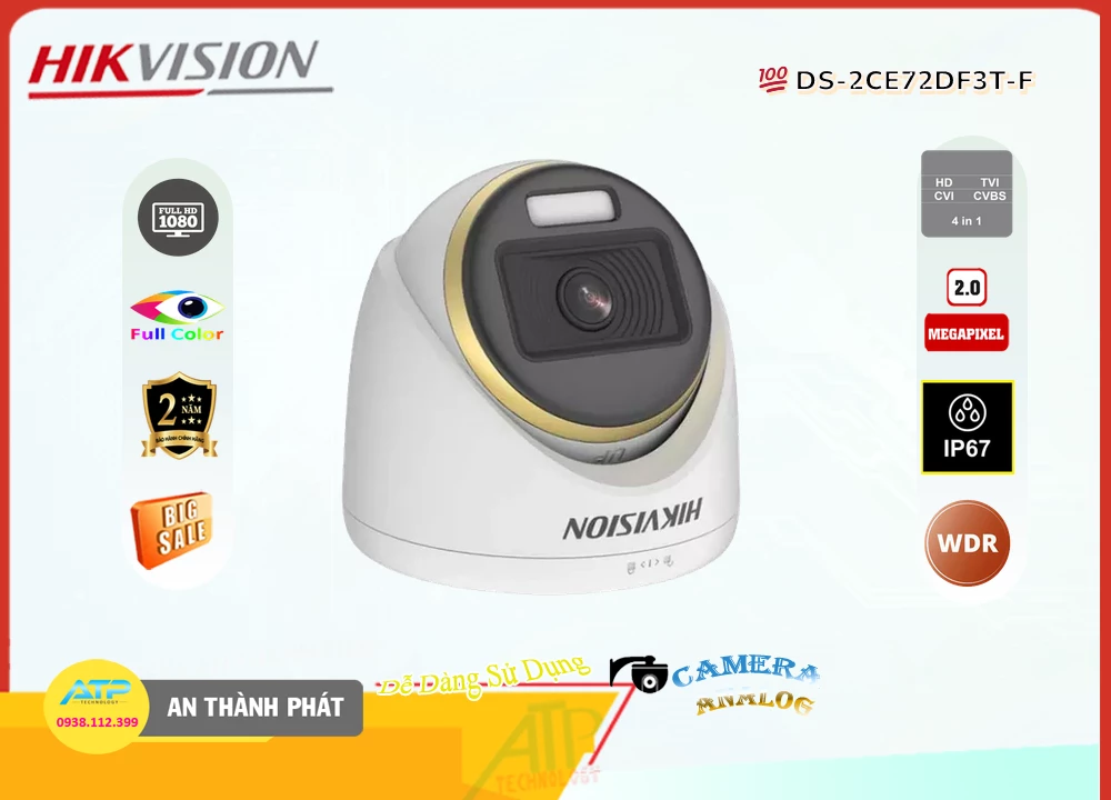 DS 2CE72DF3T F,Camera Full Color Hikvision DS-2CE72DF3T-F,chức năng DS-2CE72DF3T-F,Giá DS-2CE72DF3T-F Công Nghệ HD ,phân phối DS-2CE72DF3T-F 2.0 megapixel ,Nơi bán DS-2CE72DF3T-Fthông số , Camera Giá re DS-2CE72DF3T-F,DS-2CE72DF3T-F Tốt nhất,DS-2CE72DF3T-F Giá Thấp Nhất,Giá Bán DS-2CE72DF3T-F,DS-2CE72DF3T-F Giá Hãng,DS-2CE72DF3T-F Bán Giá Rẻ,DS-2CE72DF3T-F mới,Bán giá rẻ DS-2CE72DF3T-F