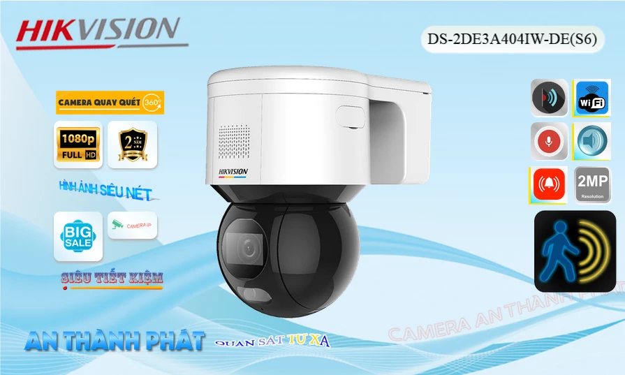 DS-2DE3A404IW-DE(S6) sắc nét Hikvision
