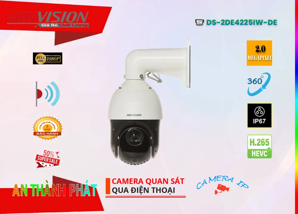 ➠ DS-2DE4225IW-DE sắc nét Hikvision ➠ DS-2DE4225IW-DE sắc nét Hikvision