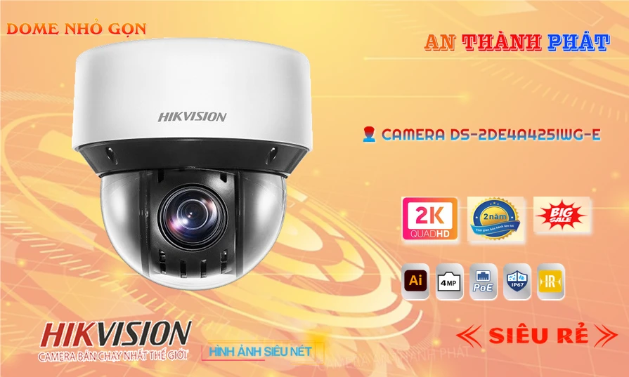 DS-2DE4A225IW-DE sắc nét Hikvision DS-2DE4A225IW-DE sắc nét Hikvision