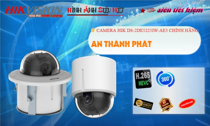 Camera Hikvision DS-2DE5225IW-AE3 Tiết Kiệm Camera Hikvision DS-2DE5225IW-AE3 Tiết Kiệm
