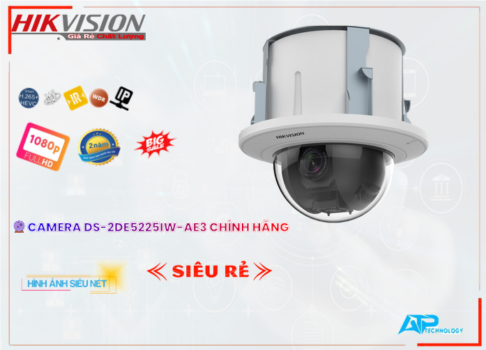 Camera Hikvision DS-2DE5225IW-AE3 Tiết Kiệm Camera Hikvision DS-2DE5225IW-AE3 Tiết Kiệm