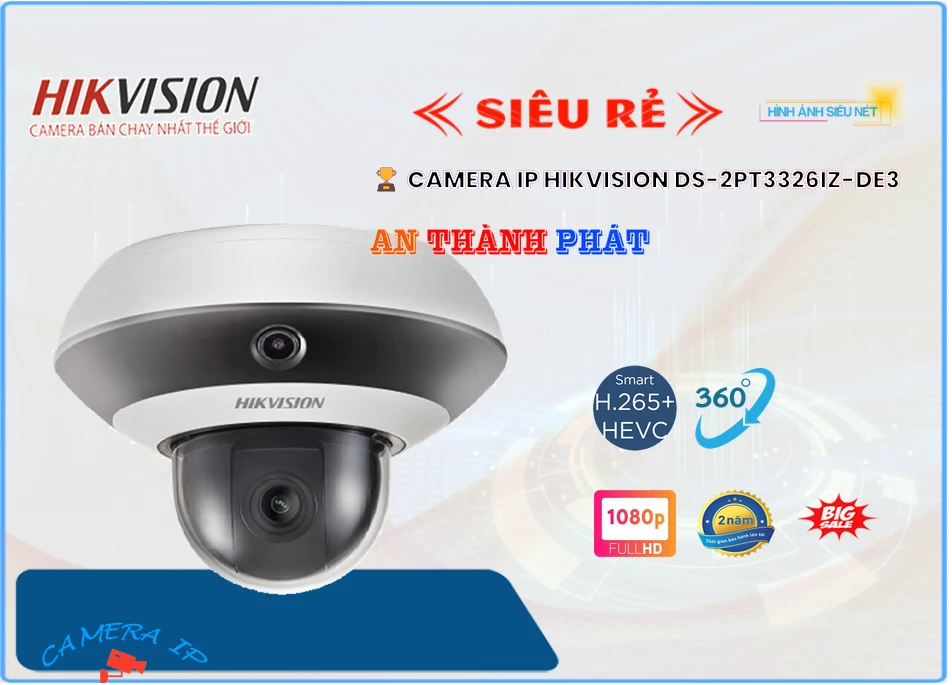DS-2PT3326IZ-DE3 sắc nét Hikvision DS-2PT3326IZ-DE3 sắc nét Hikvision