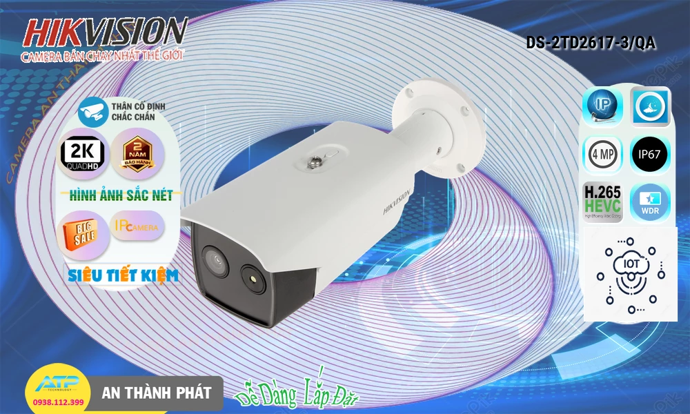 DS-2TD2617-3/QA sắc nét Hikvision DS-2TD2617-3/QA sắc nét Hikvision
