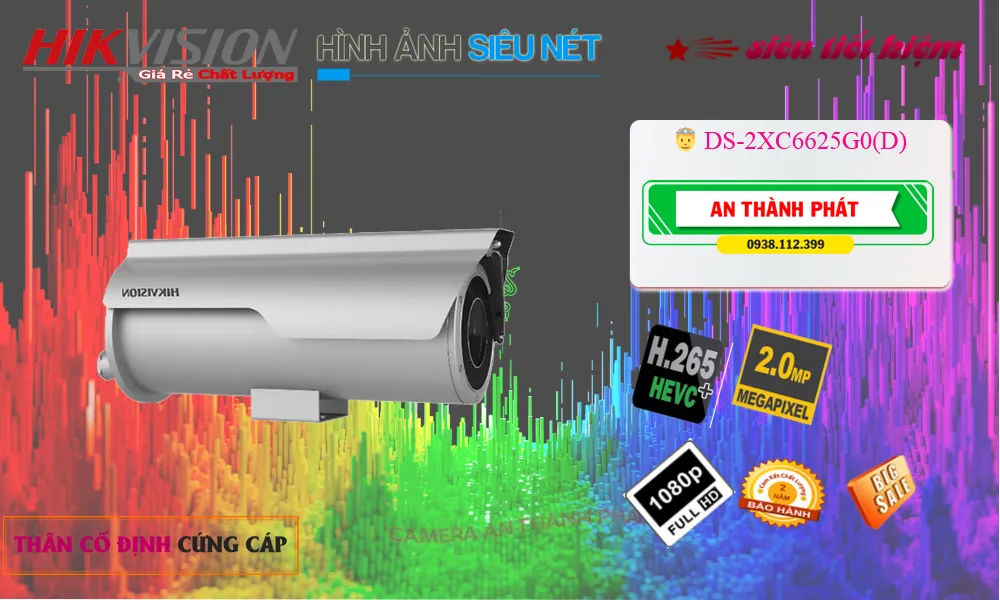DS-2XC6625G0(D) sắc nét Hikvision