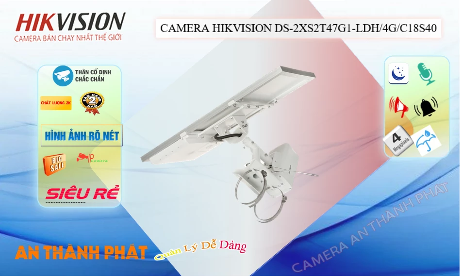 DS-2XS2T47G1-LDH/4G/C18S40 sắc nét Hikvision