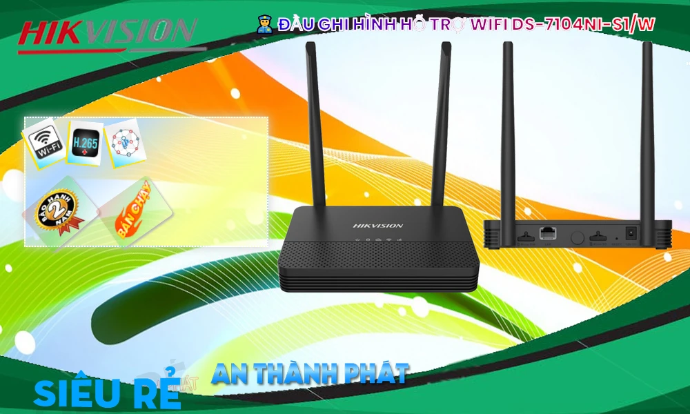 DS-7104NI-S1/W Đầu Thu Hikvision