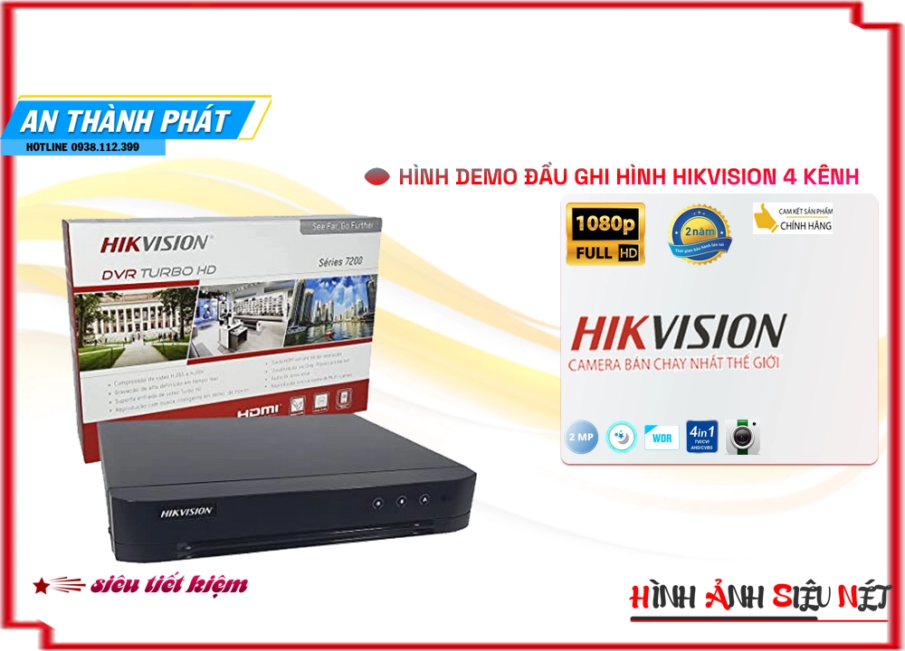 Đầu Thu Hikvision DS-7204HGHI-K1 Đầu Thu Hikvision DS-7204HGHI-K1