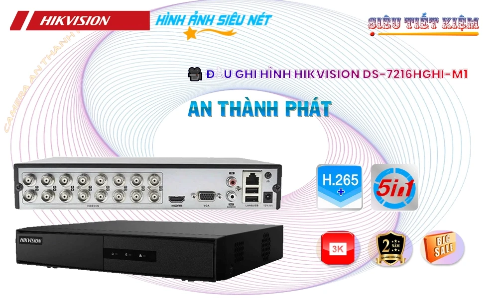 DS-7216HGHI-M1 Đầu Ghi Hình Giá tốt DS-7216HGHI-M1 Đầu Ghi Hình Giá tốt