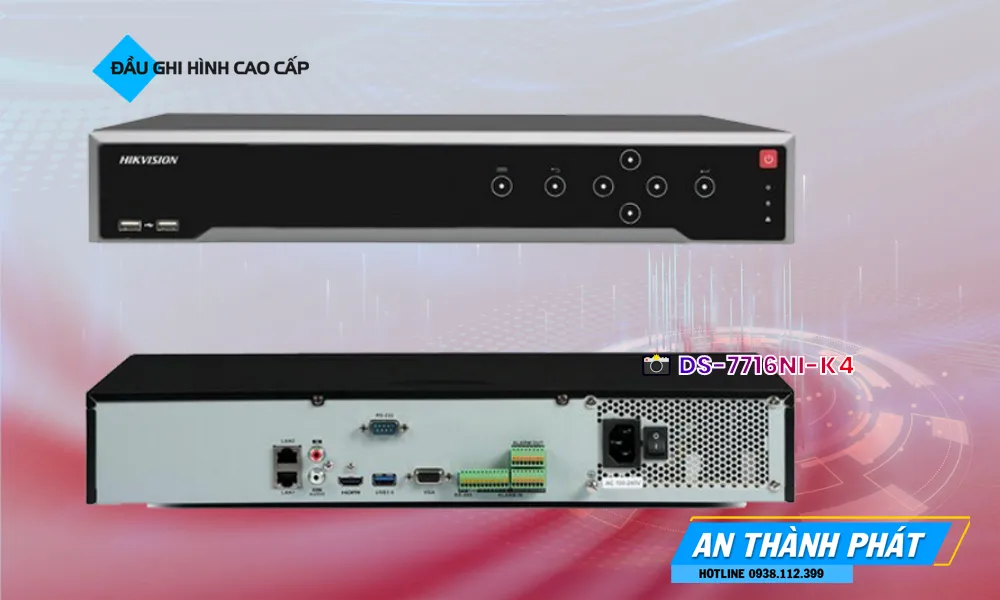 DS-7716NI-K4 sắc nét Hikvision DS-7716NI-K4 sắc nét Hikvision