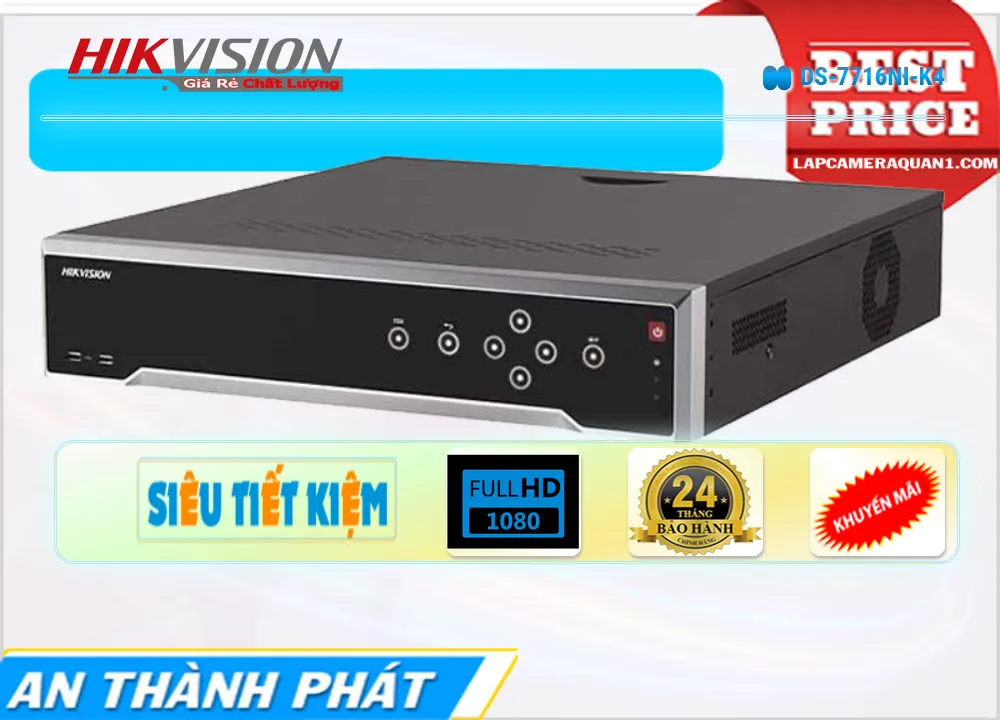 DS-7716NI-K4 sắc nét Hikvision DS-7716NI-K4 sắc nét Hikvision