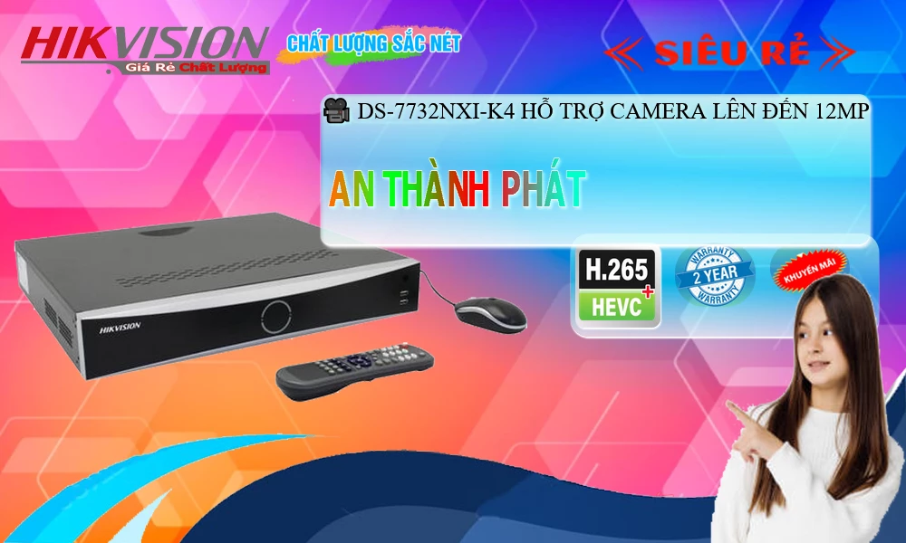DS-7732NXI-K4 sắc nét Hikvision ➠