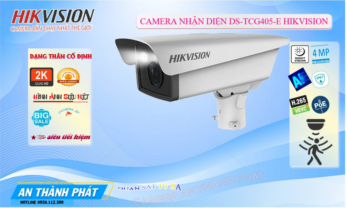 DS-TCG405-E sắc nét Hikvision DS-TCG405-E sắc nét Hikvision