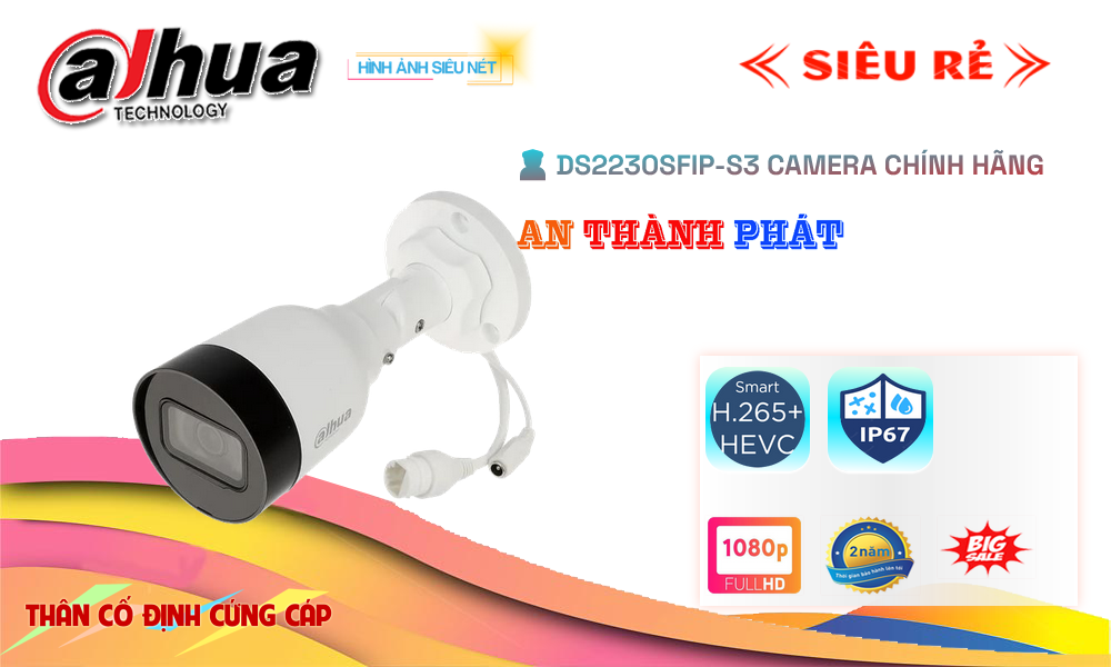 DS2230SFIP-S3 sắc nét Dahua