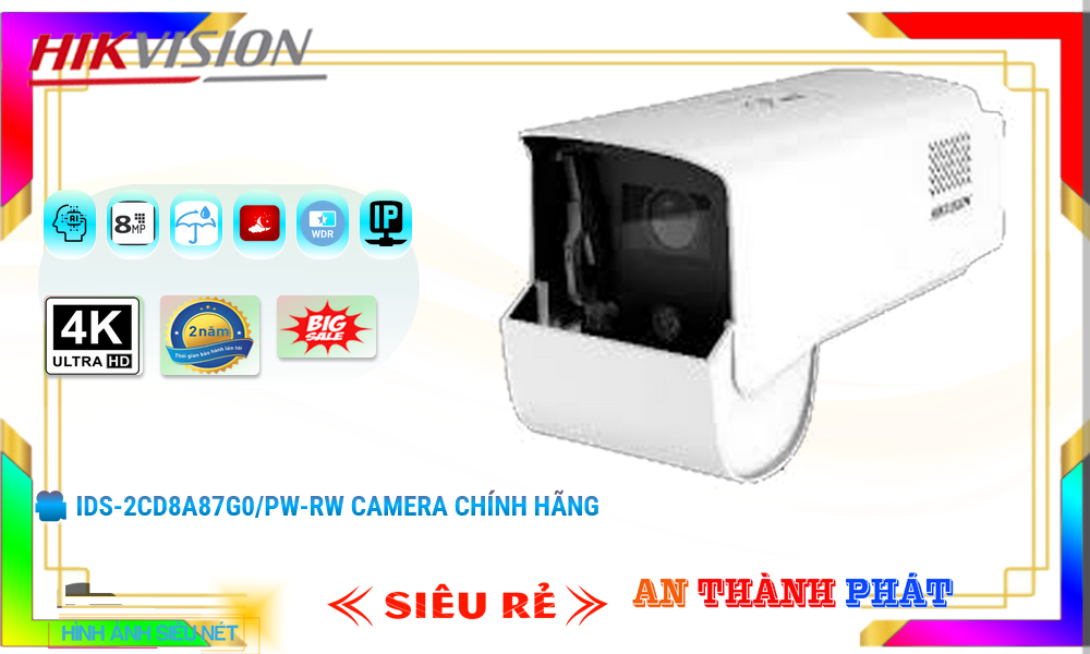 Hikvision IDS-2CD8A87G0/PW-RW Chiết khấu cao Hikvision IDS-2CD8A87G0/PW-RW Chiết khấu cao
