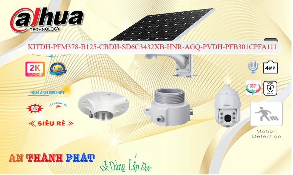 KIT/DH-PFM378-B125-CB/DH-SD6C3432XB-HNR-AGQ-PV/DH-PFB301C/PFA111 sắc nét Dahua KIT/DH-PFM378-B125-CB/DH-SD6C3432XB-HNR-AGQ-PV/DH-PFB301C/PFA111 sắc nét Dahua