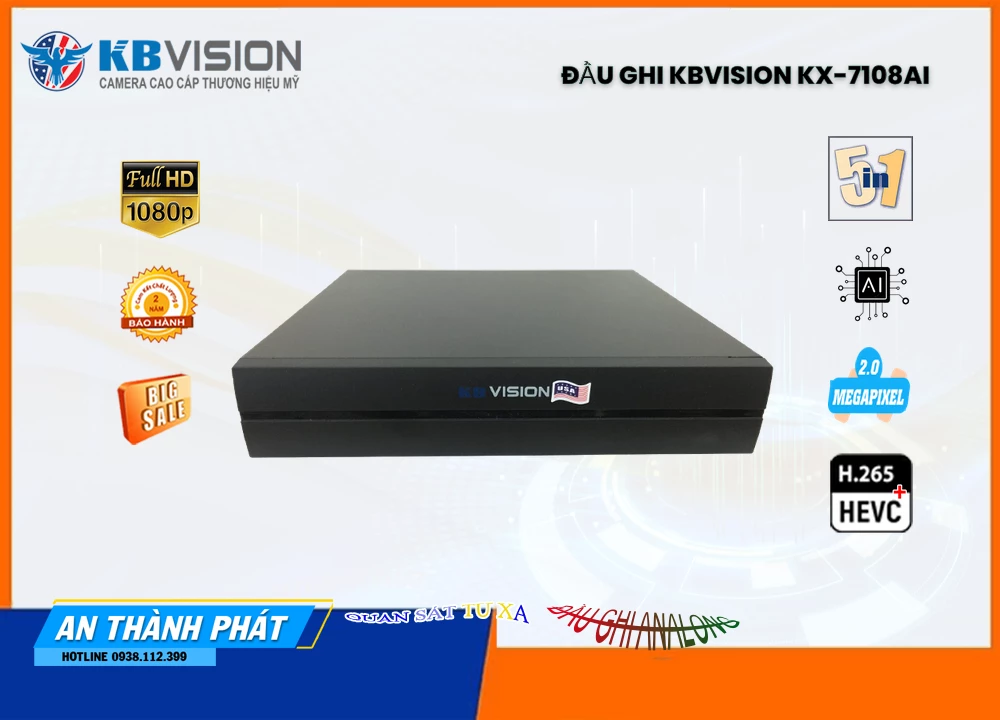 KX-7108Ai sắc nét KBvision ➠ KX-7108Ai sắc nét KBvision ➠
