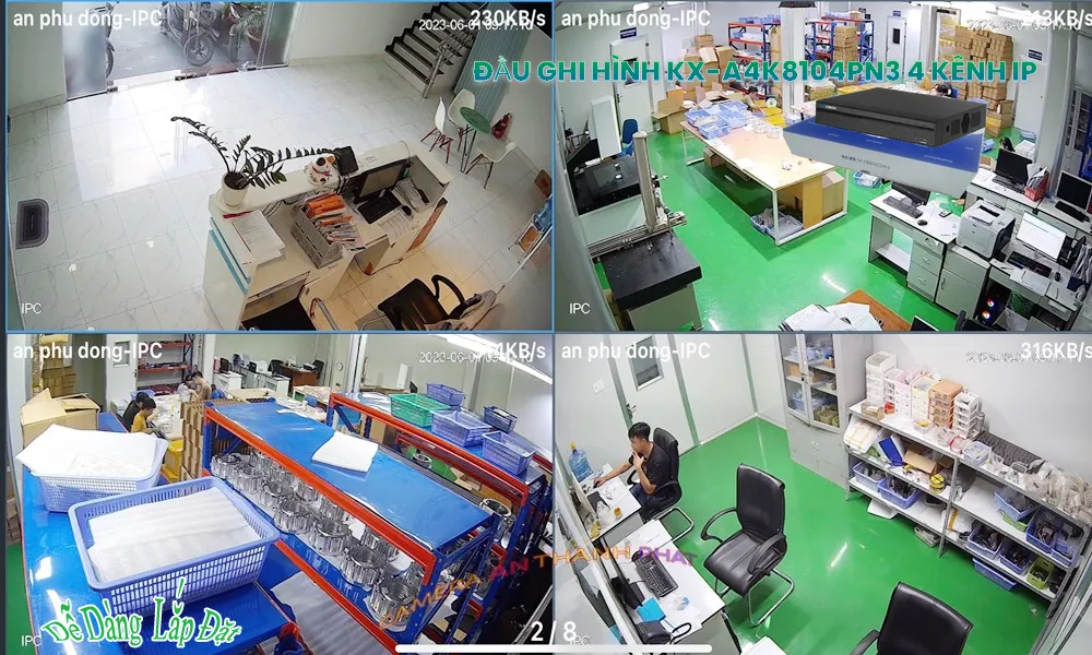 Đầu Thu KX-A4K8104PN3 KBvision Đầu Thu KX-A4K8104PN3 KBvision