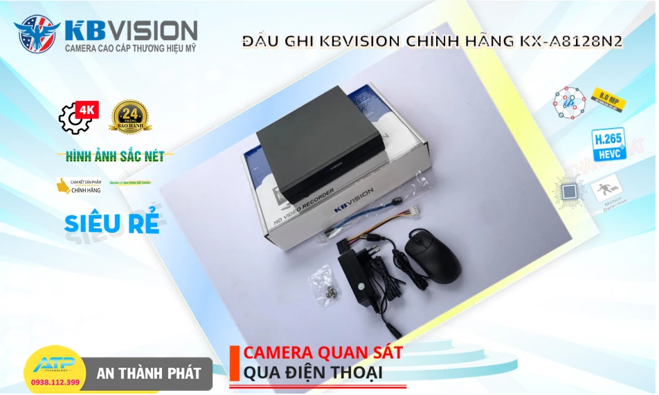 KX-A8128N2 sắc nét KBvision KX-A8128N2 sắc nét KBvision