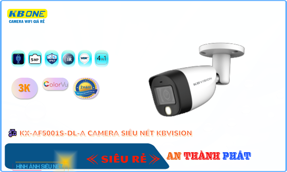 Camera KBvision KX-AF5001S-DL-A Mẫu Đẹp Camera KBvision KX-AF5001S-DL-A Mẫu Đẹp