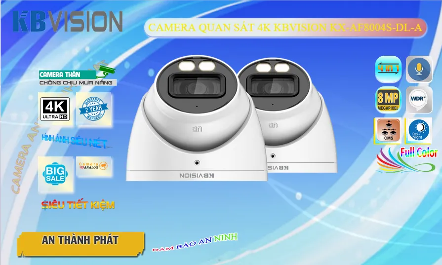 KX-AF8004S-DL-A HD Anlog KBvision Chất Lượng KX-AF8004S-DL-A HD Anlog KBvision Chất Lượng