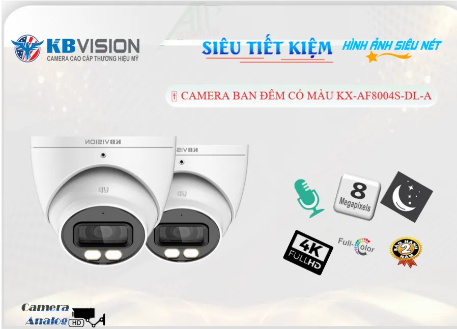 KX-AF8004S-DL-A HD Anlog KBvision Chất Lượng KX-AF8004S-DL-A HD Anlog KBvision Chất Lượng