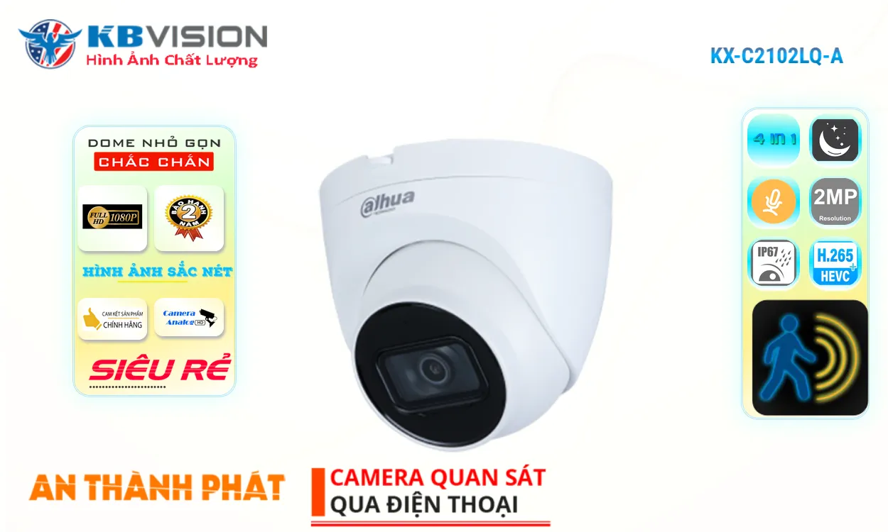 ➠  KX-C2102LQ-A sắc nét KBvision