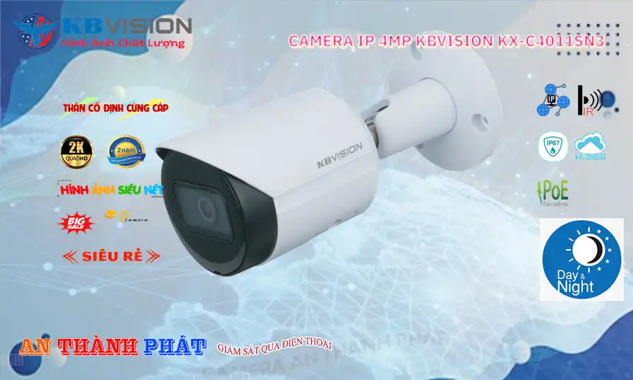 KX-C4011SN3 sắc nét KBvision KX-C4011SN3 sắc nét KBvision