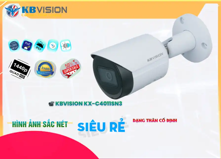 KX-C4011SN3 sắc nét KBvision KX-C4011SN3 sắc nét KBvision