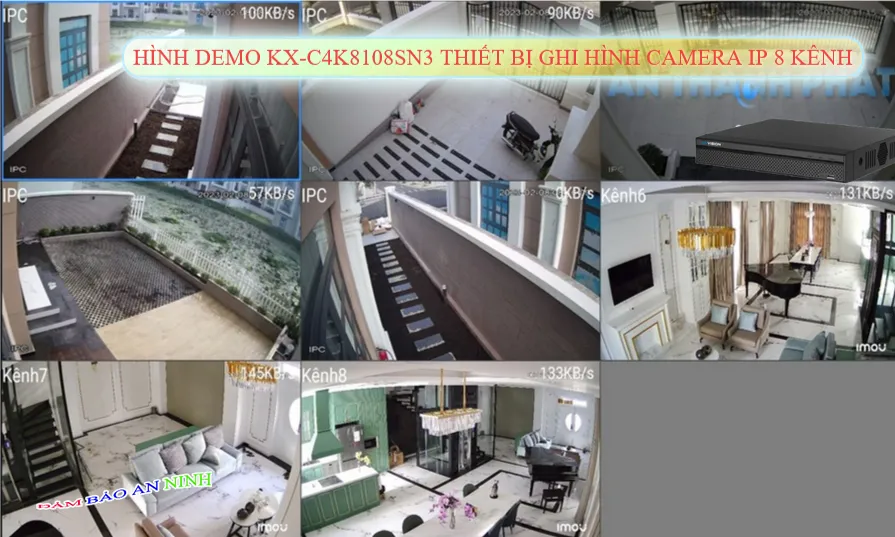 Đầu Ghi KBvision Thiết kế Đẹp KX-C4K8108SN3 Đầu Ghi KBvision Thiết kế Đẹp KX-C4K8108SN3