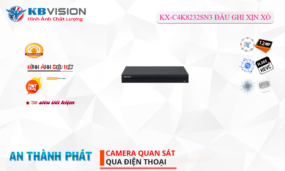 Đầu Thu KX-C4K8232SN3 KBvision ✅ Đầu Thu KX-C4K8232SN3 KBvision ✅