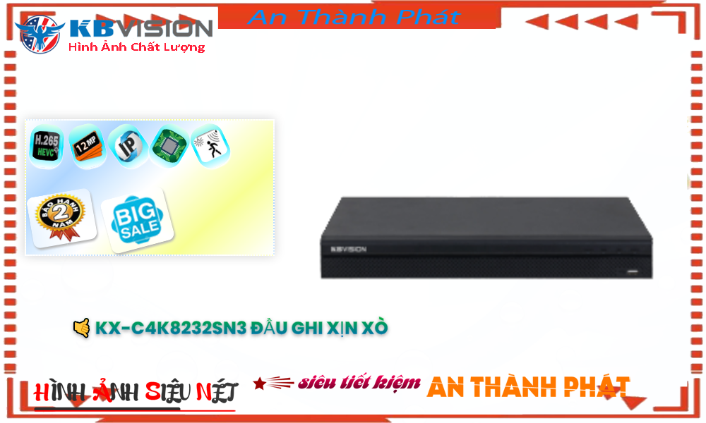 Đầu Thu KX-C4K8232SN3 KBvision ✅ Đầu Thu KX-C4K8232SN3 KBvision ✅