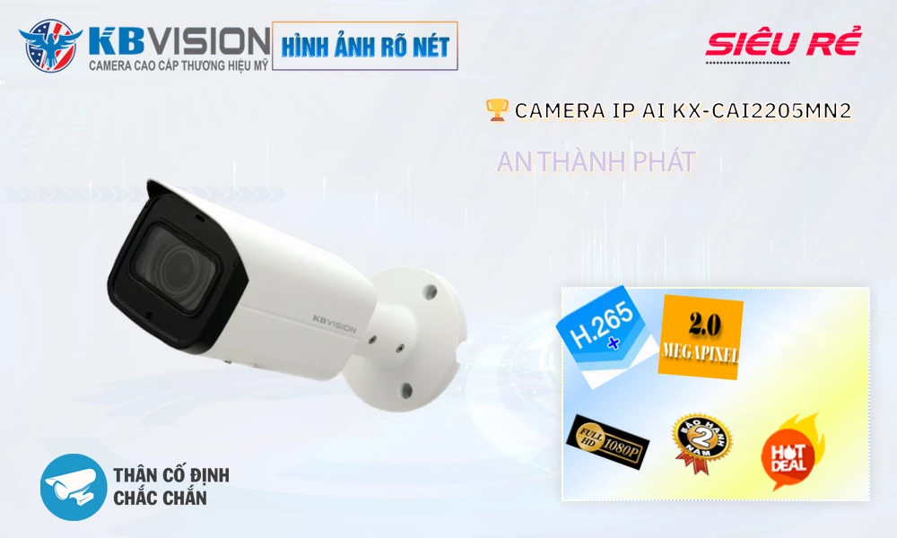 KX-CAi2205MN2 sắc nét KBvision