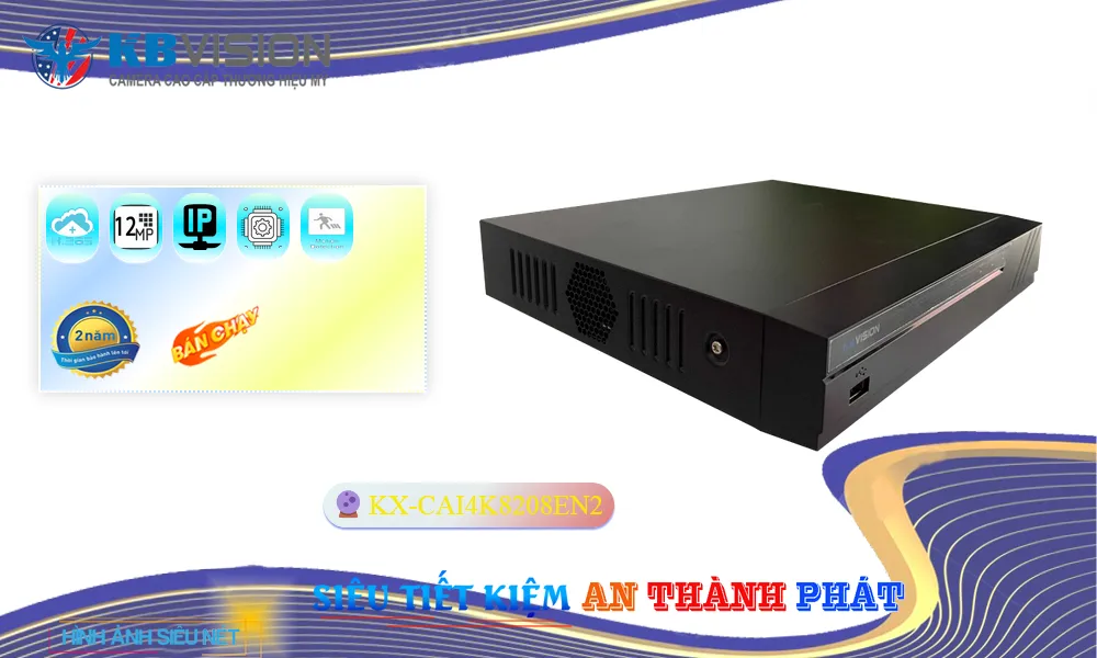 KX-CAi4K8208EN2 sắc nét KBvision ➠ KX-CAi4K8208EN2 sắc nét KBvision ➠