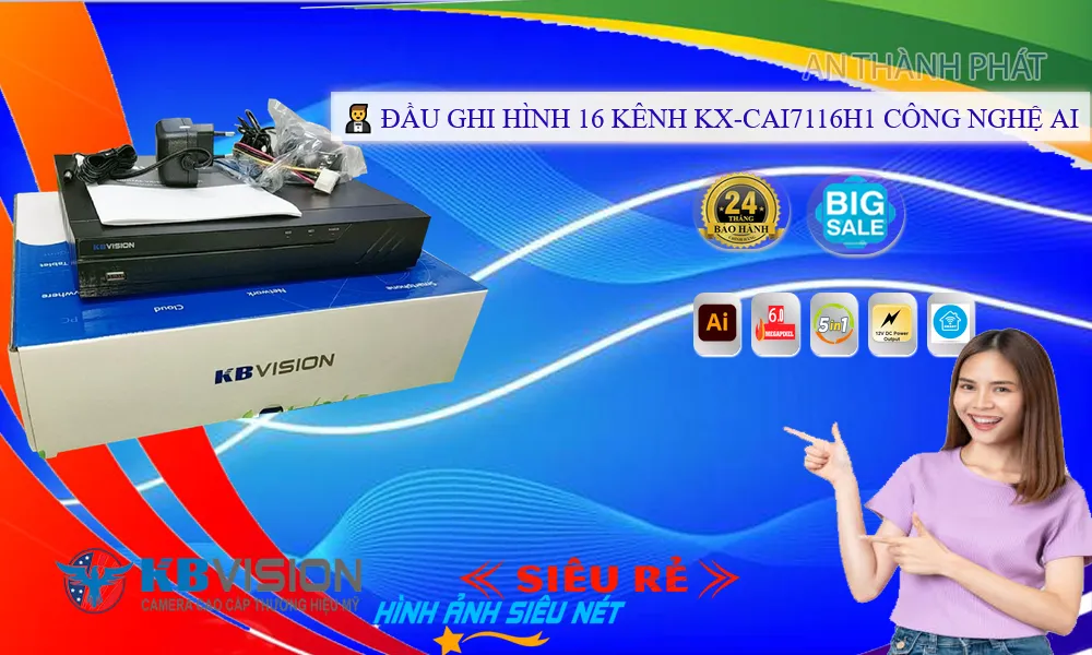 KX-CAi7116H1 sắc nét KBvision KX-CAi7116H1 sắc nét KBvision