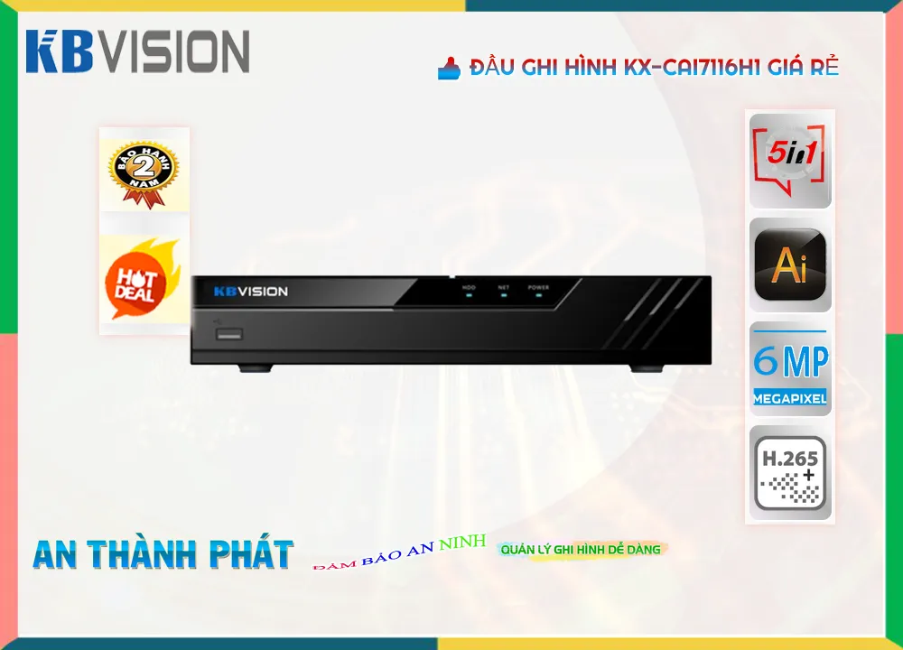 KX-CAi7116H1 sắc nét KBvision KX-CAi7116H1 sắc nét KBvision