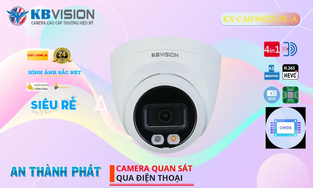 KX-CAiF4002N-DL-A sắc nét KBvision